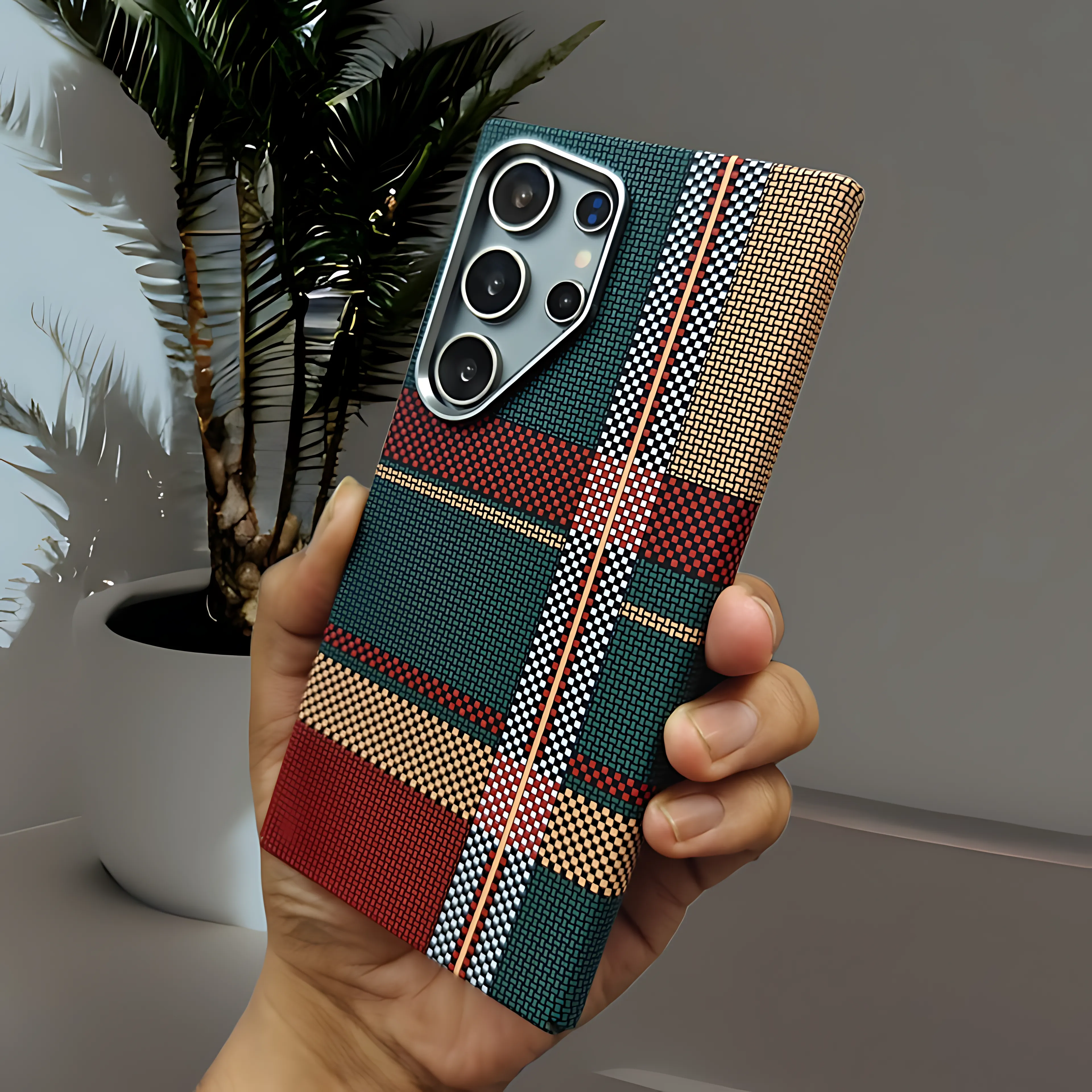 Carbon Fiber Slim MagSafe Case for Samsung