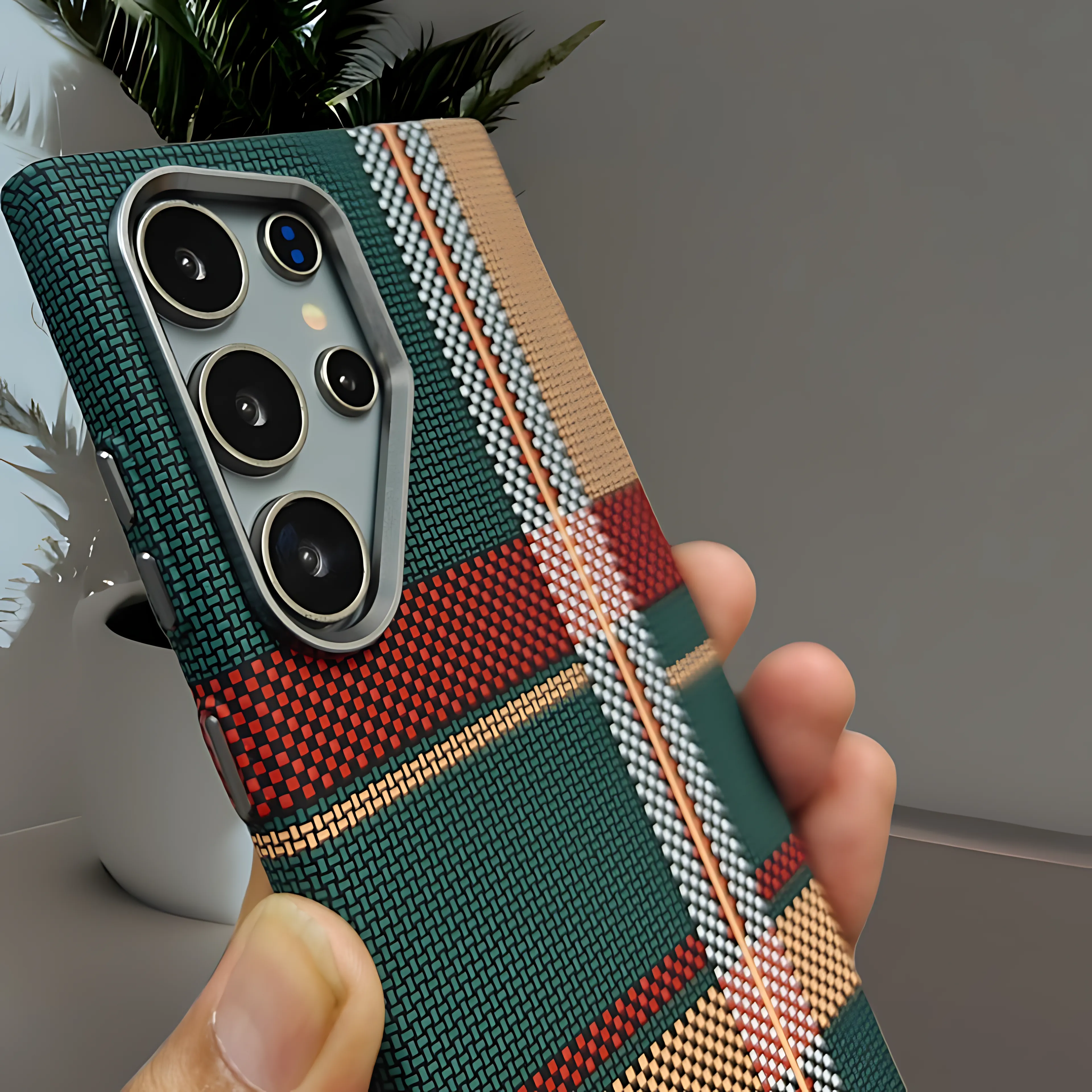 Carbon Fiber Slim MagSafe Case for Samsung
