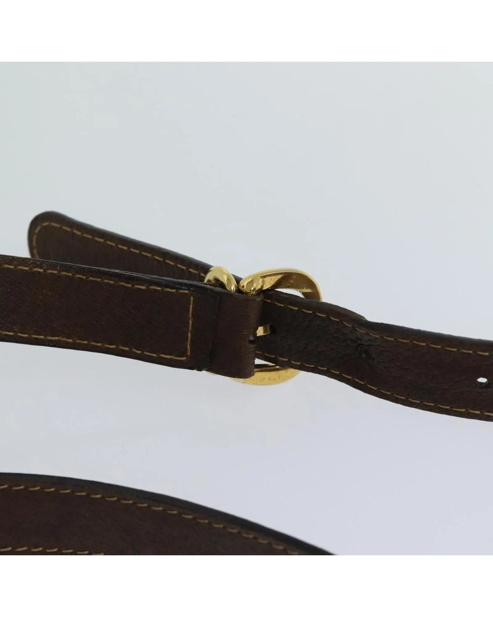 GG Supreme Web Sherry Shoulder Bag PVC Leather