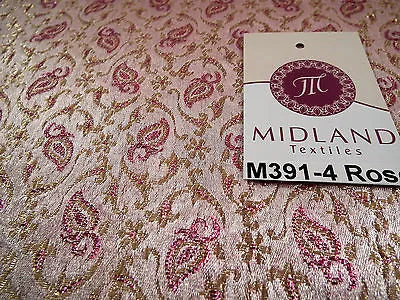 Indian Embroided Floral Metallic Banarsi Brocade Fabric 44" M391 Mtex