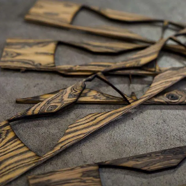Krawatte Hardwood Bow Tie