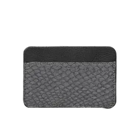 LIBERTY cardholder, salmon skin, grey