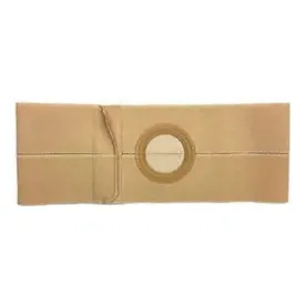 Nu-Form Beige Support Belt 3-3/8" x 3-5/8" Center Cloth Bias Ring Prolapse Strap 7" Wide 32" - 35" Waist Medium, Left