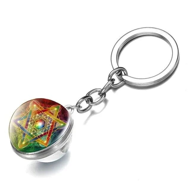 Sacred Geometry Keychains