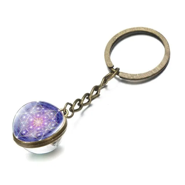 Sacred Geometry Keychains