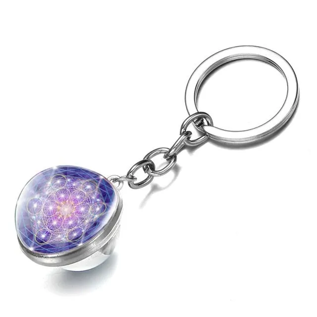 Sacred Geometry Keychains