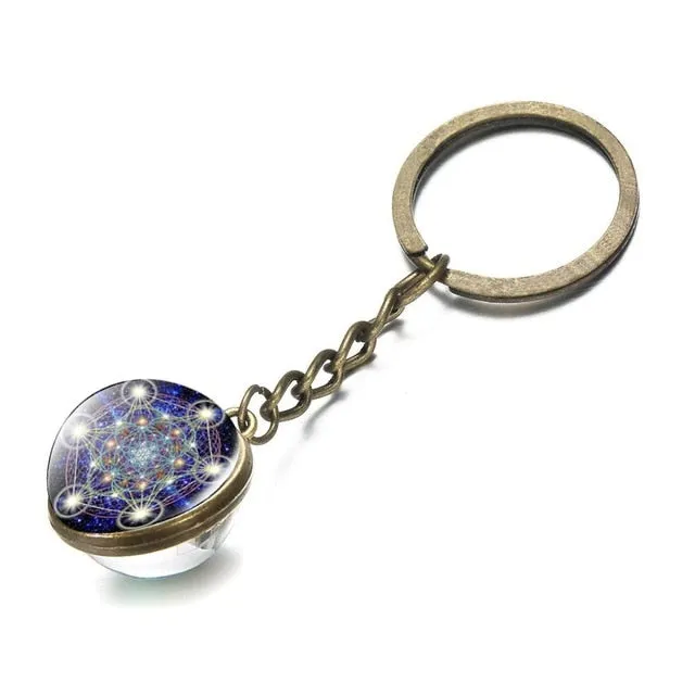 Sacred Geometry Keychains