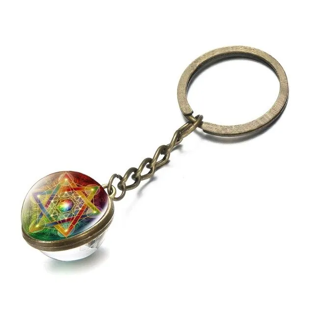 Sacred Geometry Keychains