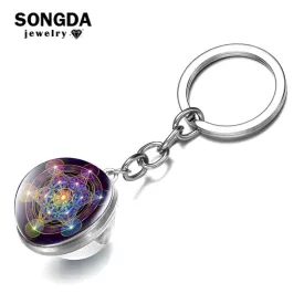 Sacred Geometry Keychains