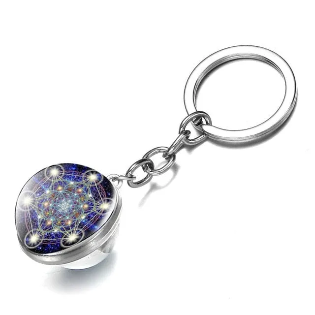 Sacred Geometry Keychains