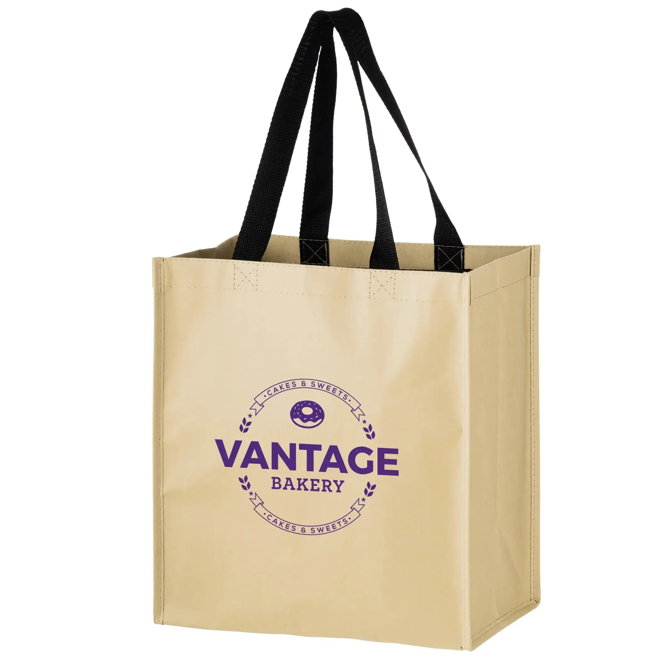 Wholesale Non-Woven Hybrid Tote with Paper Exterior - MACK12