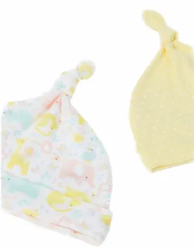 Yellow Elephant 2 Pack Hat, 2 Pack Mitten